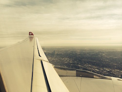 Chicago from Swissair